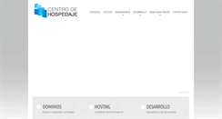 Desktop Screenshot of centrodehospedaje.com