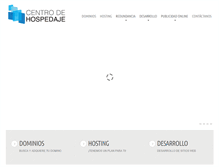 Tablet Screenshot of centrodehospedaje.com